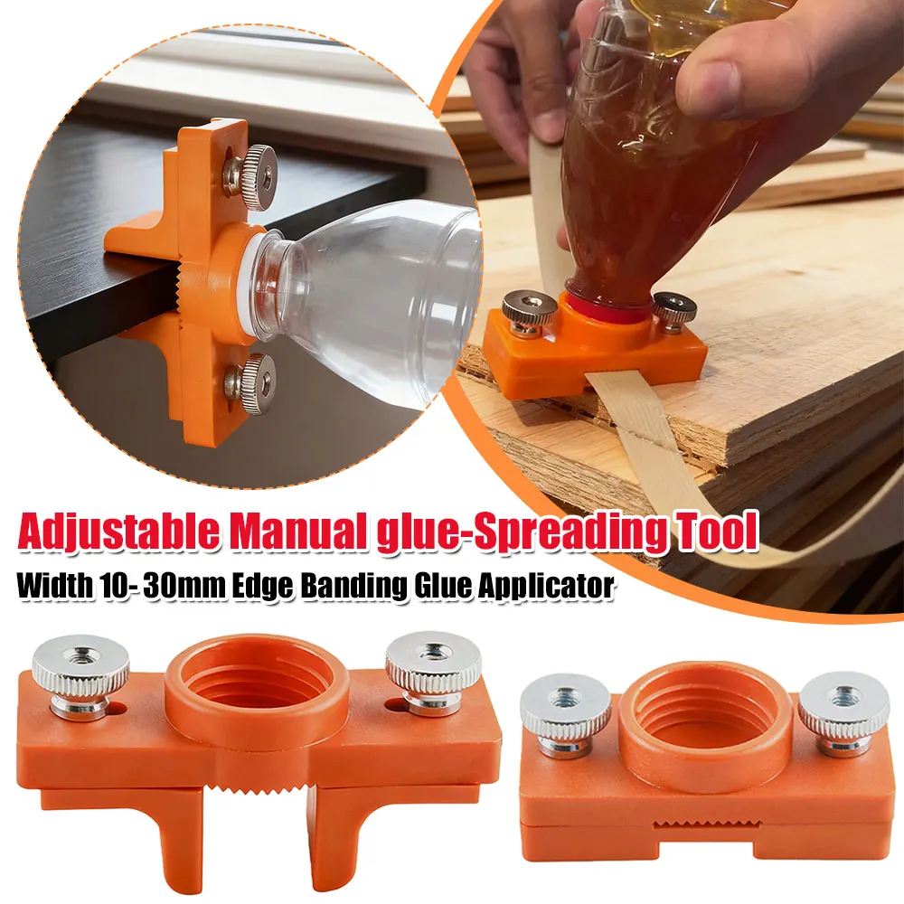 

Adjustable Manual Glue-Spreading Tool Width 10- 30mm Edge Banding Glue Applicator For DIY Craft Hand Glued Sealing Artifact