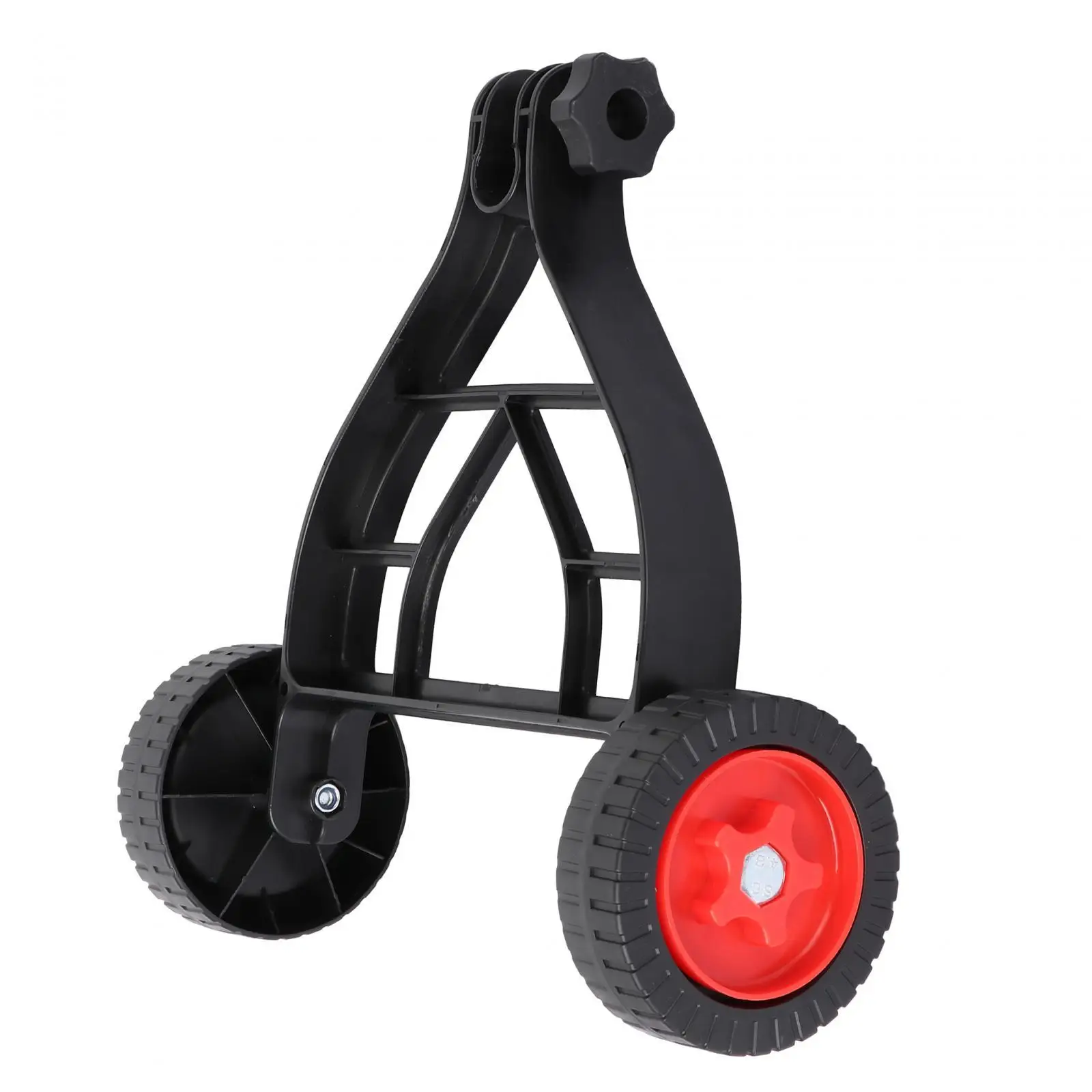 Garden Mower Wheel Attachment Plastic Adjustable Support Wheels for String Trimmer Lawn Edger Tool Conversion Kit