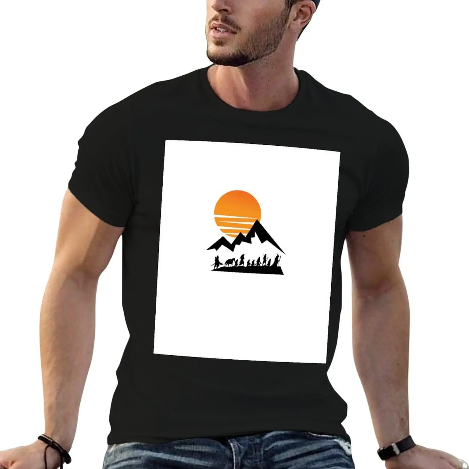 Fellowship - Sunrise by the Mountains T-Shirt Ultra Soft Breathable Tee Top
