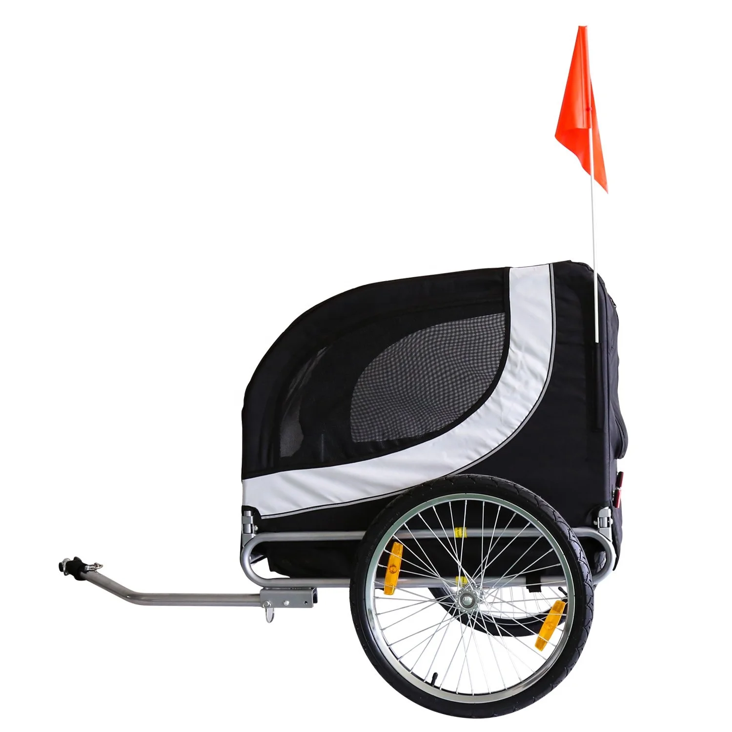 Aprovel High Quality Big Pet Trailer Foldable Trailer Bike For Pet 2 In 1 Pet Trailer
