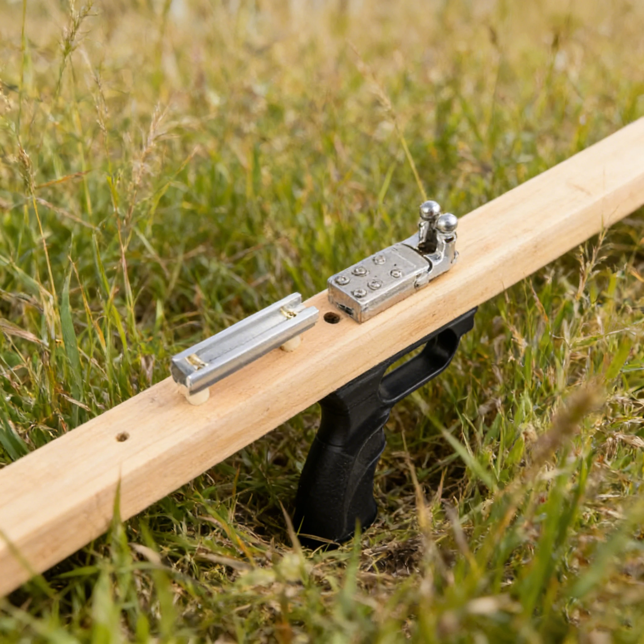 

DIY Wooden Assembly Pole. Portable, durable, easy to assemble/disassemble. Ideal for shooting practice, hunting, and fishing.