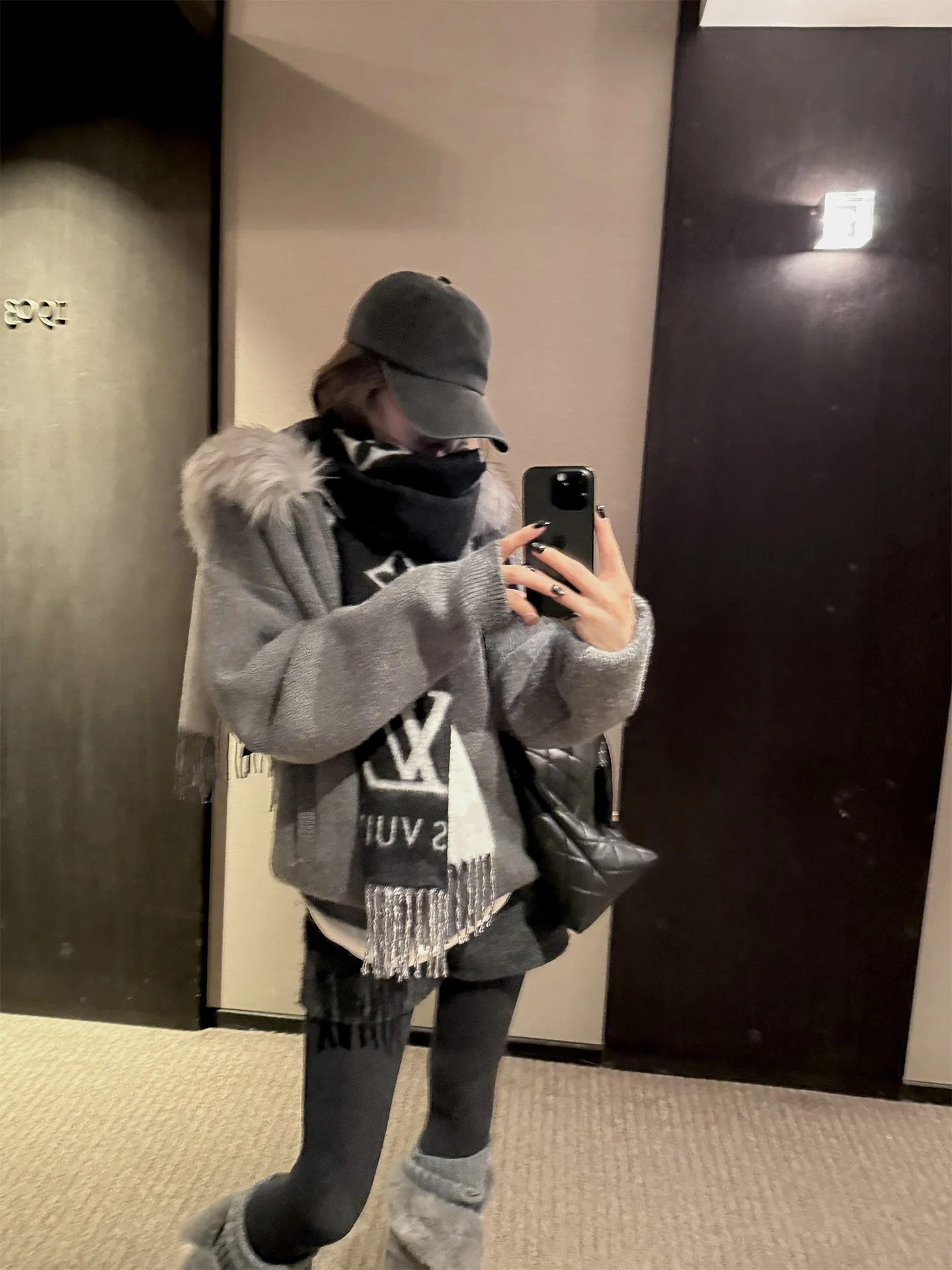 

YOLO OP Heavyweight Mixed Knitted Hat Sweatirt Women's ey Lazy Sle Knitted Top Korean Loose Fit ort Coat