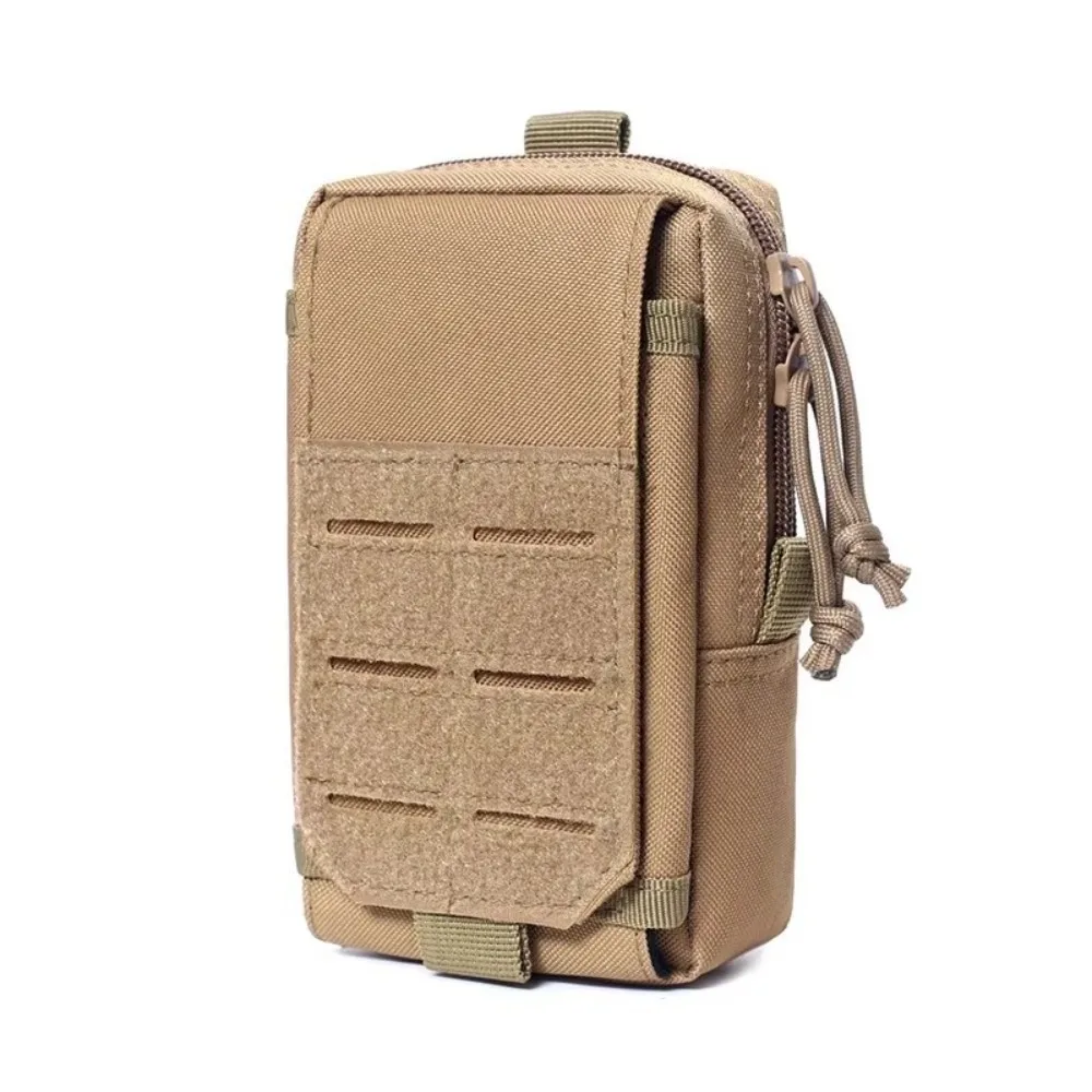 Portable Oxford Cloth Molle Pouch Casual Travel Waist Bag Fanny Pack Multi Pocket Mobile Phone Purse for Men