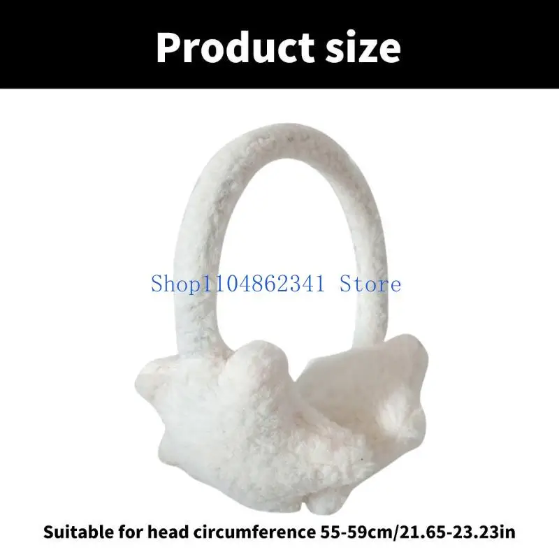 5ASD Plush Star Ear Muffs بارد التزلج على التزلج على التزلج على المشي لمسافات طويلة يغطي حماة أذن الشتاء