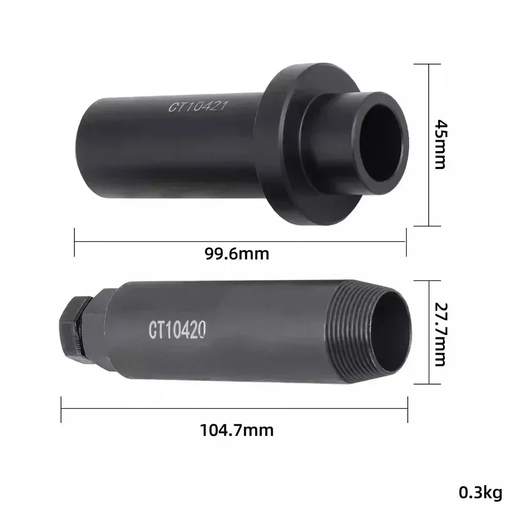 Black Transmission Puller Extended Length Seal Puller Tool Extended Length Design Steel Construction Precision Fit
