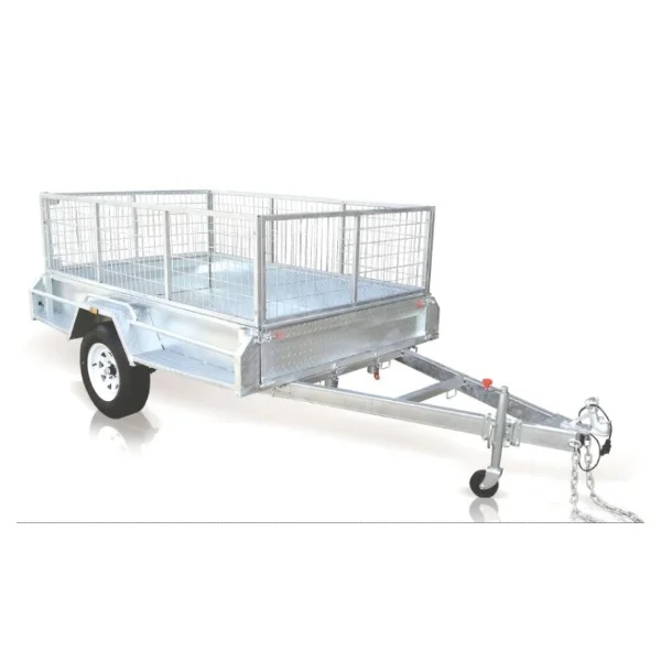 

2025OEM Factory 4 Wheel Farm Trailer Utility Single Axle Box Trailer