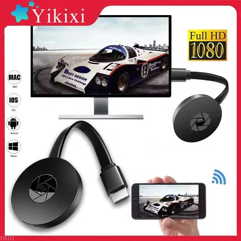 ТВ-приставка Mirascreen G2 1080P HDMI-совместимый беспроводной Wi-Fi дисплей ключ DLAN приемник HDTV для ios android Miracas Airplay