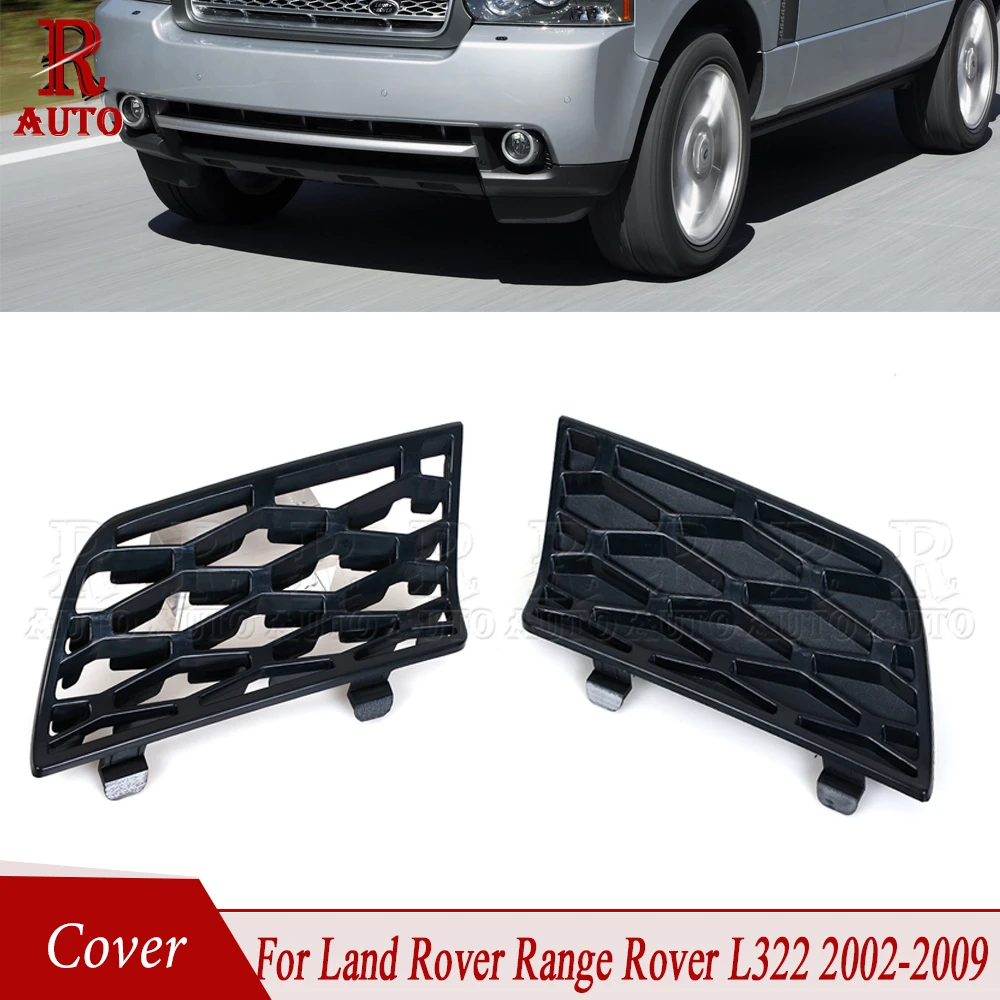 R-AUTO Lower Side Grille Front Bumper Cover Grill Bezel For Land Rover Range Rover L322 2002-2009 Front Bumper Air Intake Trim