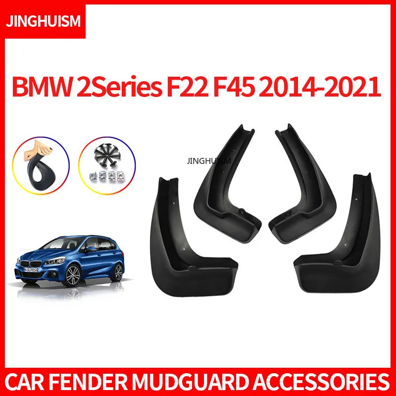 Mudguards Car Tire Mud Flaps for BMW 2Series F22 F45 Station Wagon 2014-2021 Auto Parts Truck Exterior Polymer Splash Guards
