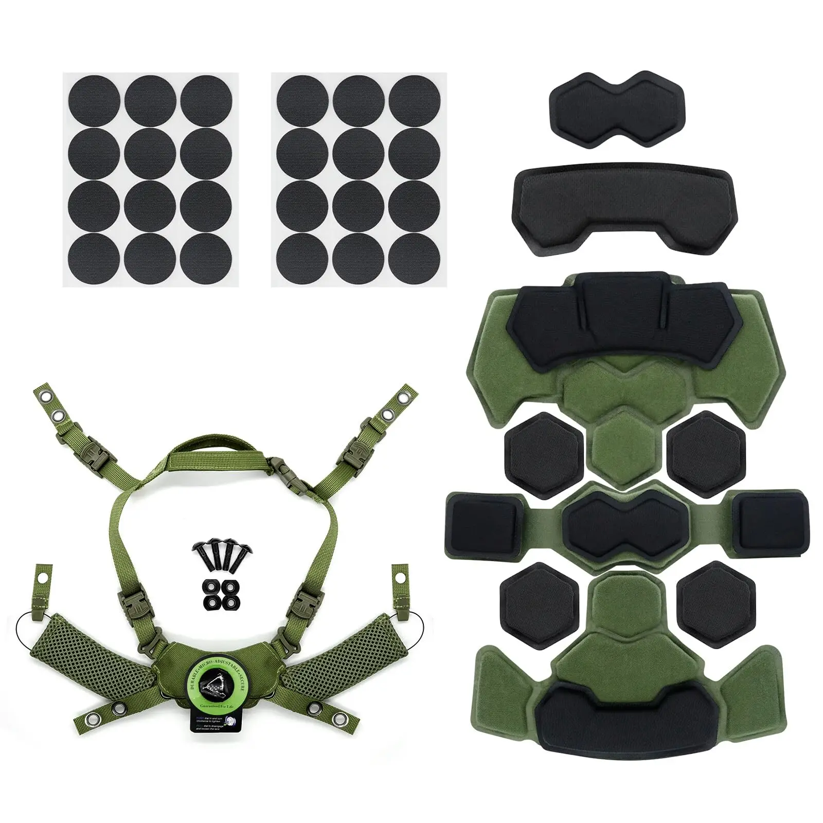 Tactical Helmet Pads & Helmet Chin Strap Replacement, Replacement Helmet Accessories Kits for Team Wendy, Outdoor Hunting Gear