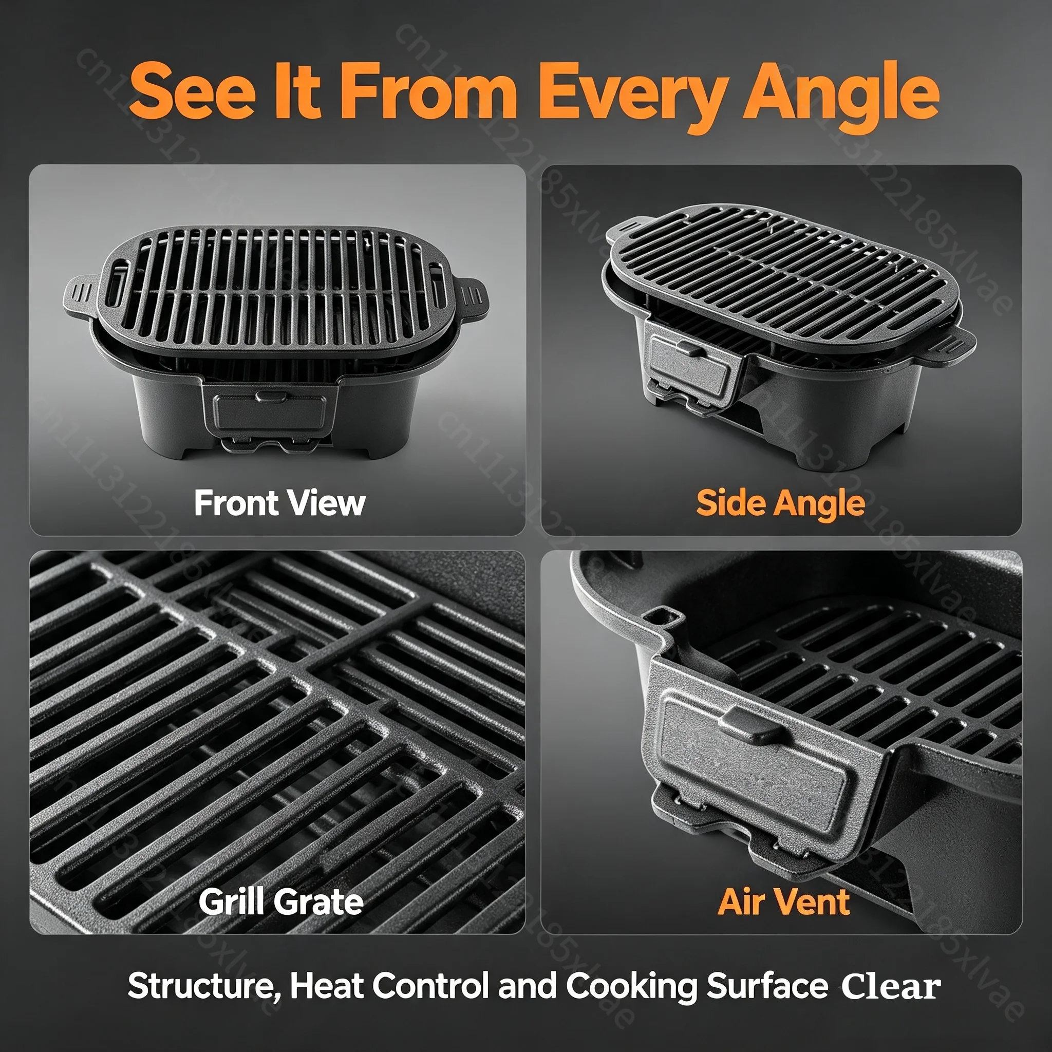 Outdoor Charcoal Grill Multi‑Function Oven For Barbecue And Tea‑Roasting Household Courtyard Cooking Processing Equipment