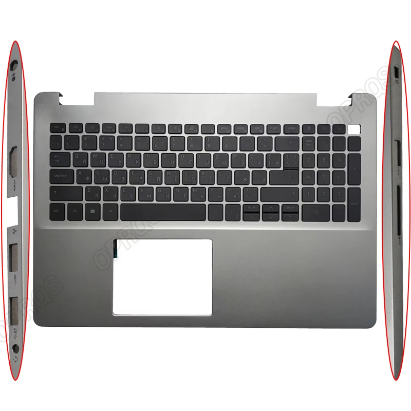 NEW ForInspiron 5000 5593 Latin/Spanish/US/UK/Russian keyboard Laptop Palmrest Cover Case 7G0RN/ LCD Back Cover