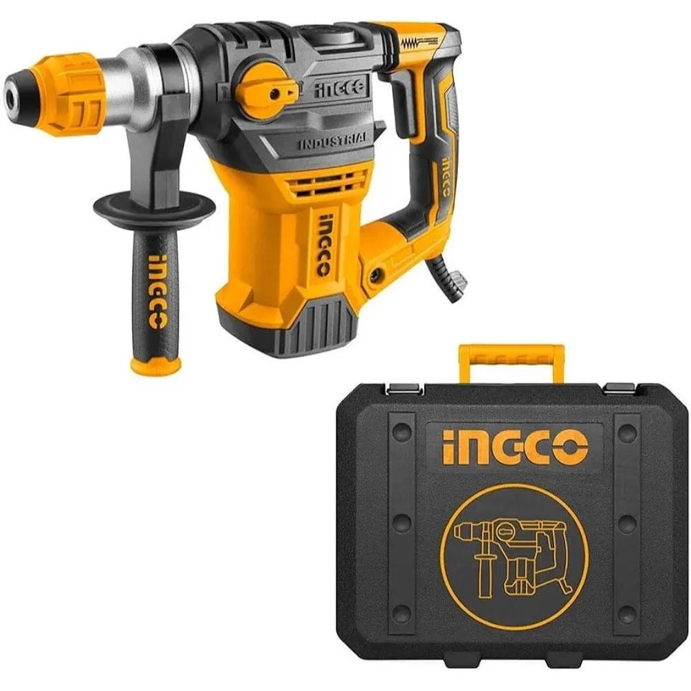 

1500 Watt Power Demolition Drill Case Included for Concrete Brick Tiles