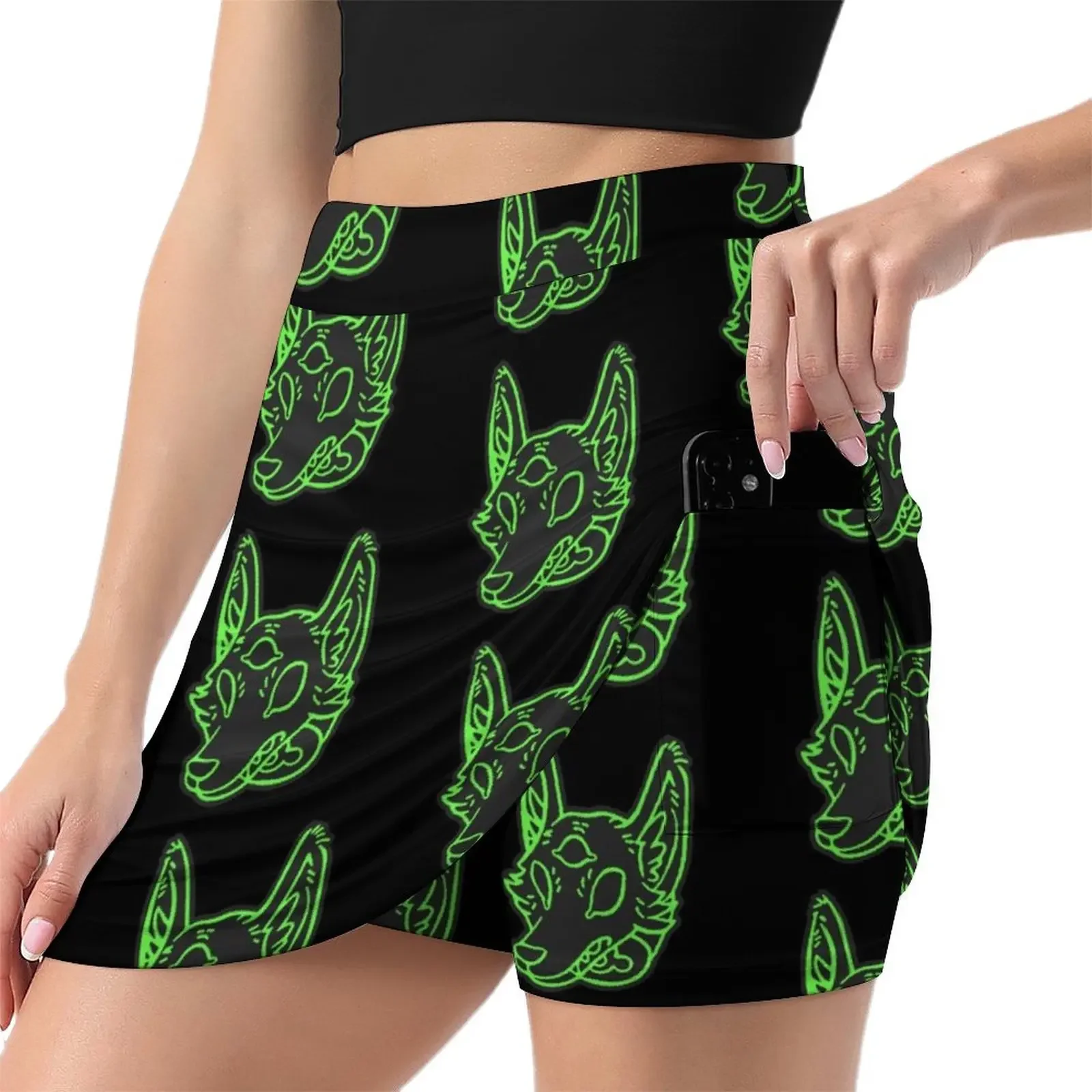 Toxic Coyote Mini Skirt clothing women summer 2024 women's clothing trend 2024 new in dresses