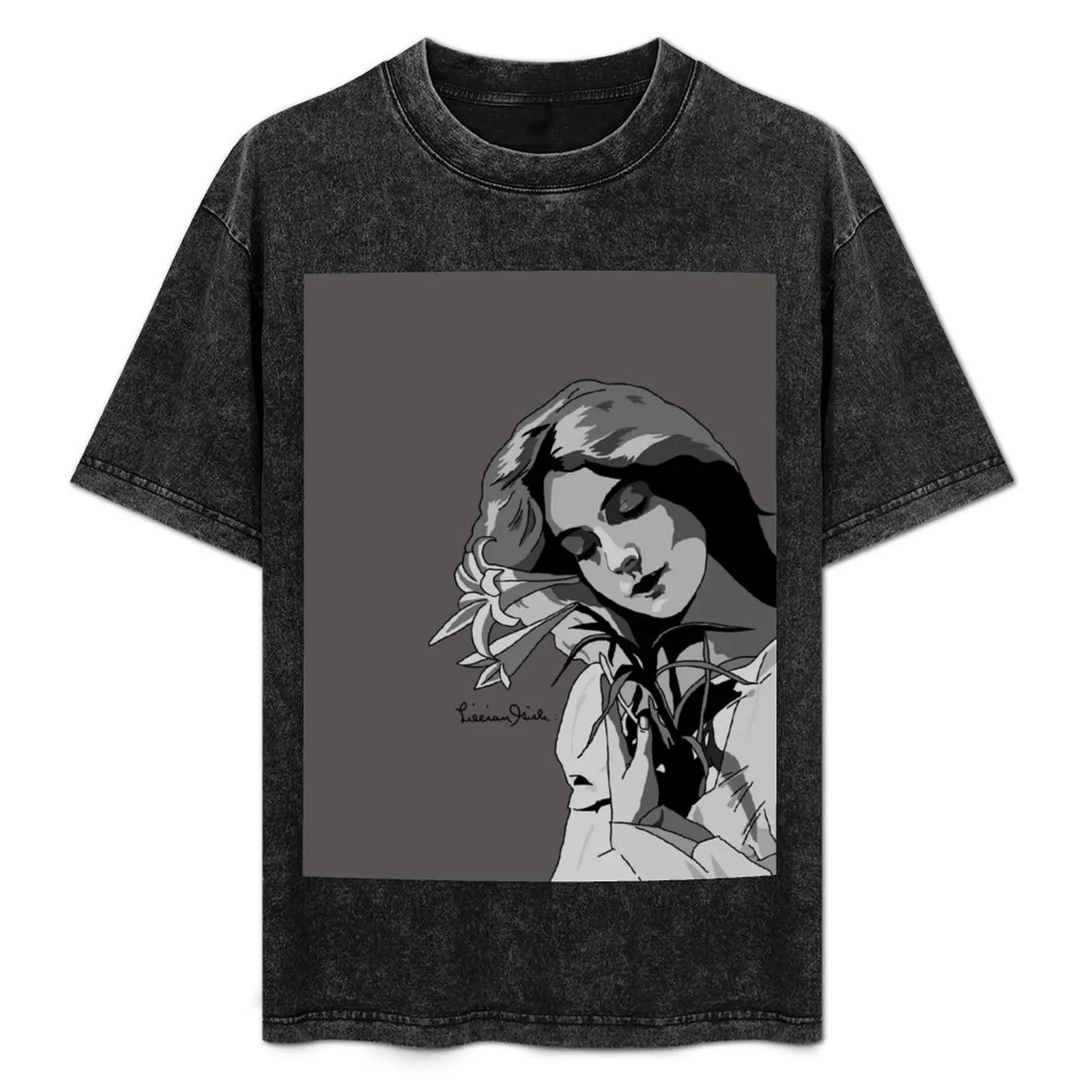 

Lillian Gish T-Shirt summer shirt Aesthetic clothing fashion shirts T-shirts oversize t shirts for men