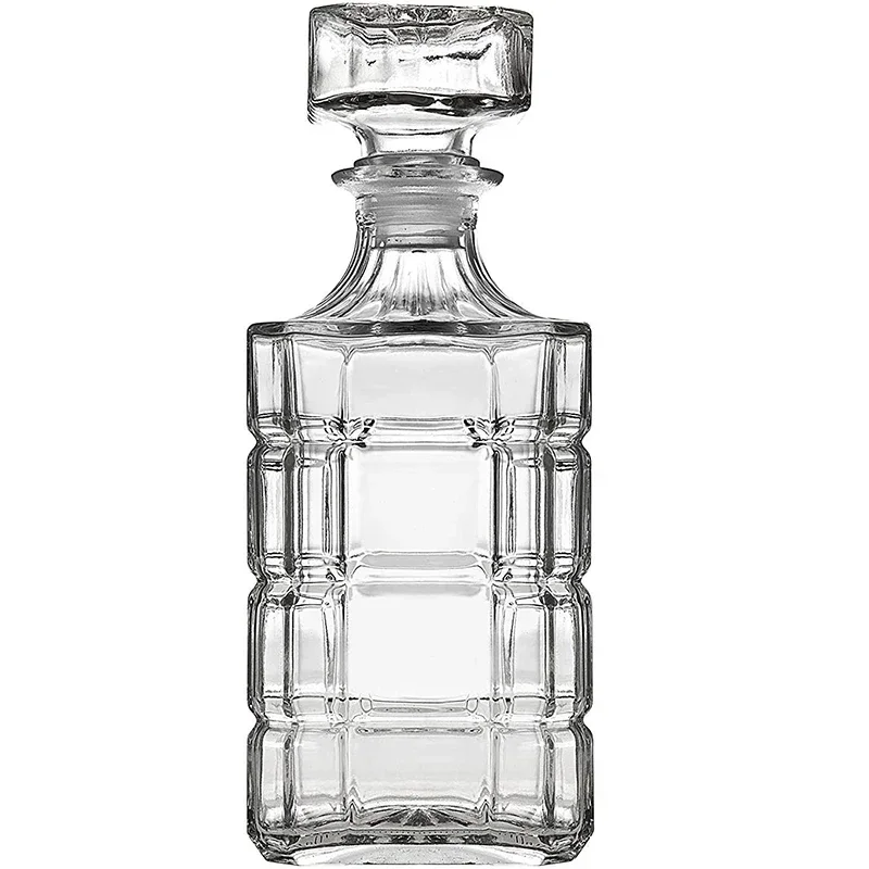 Hellodream-Glass Whiskey Decanter, for liquor or scotch, Bourbon Wine, 33.81 oz