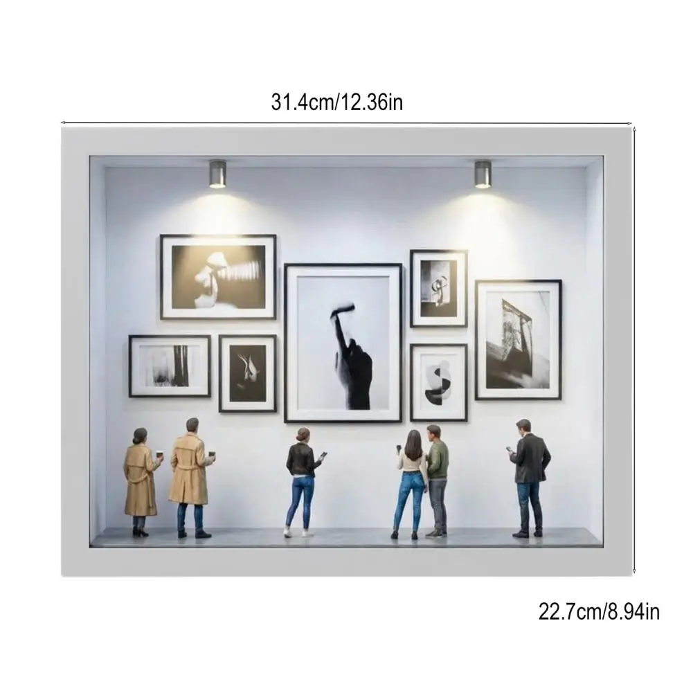 

DIY Shadow Box Photo Frame Personalized Memory Display Case Mini Photo Frames And Figurines Gift for Anniversary Wedding