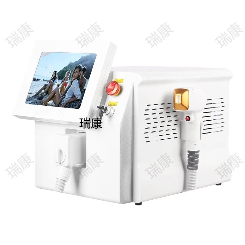 3000W Portable Ice Platinum 808nm Diode Laser Hair Removal Machine 755 808 1064nm Painless permanent Hair Epilation 04