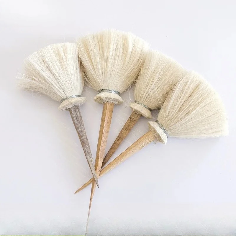 Pottery Tools Wool Brush for Ceramic Glaze/Painting Sweeping Dust Moisturizing And Complementary Color Ceramic Coloring Pen