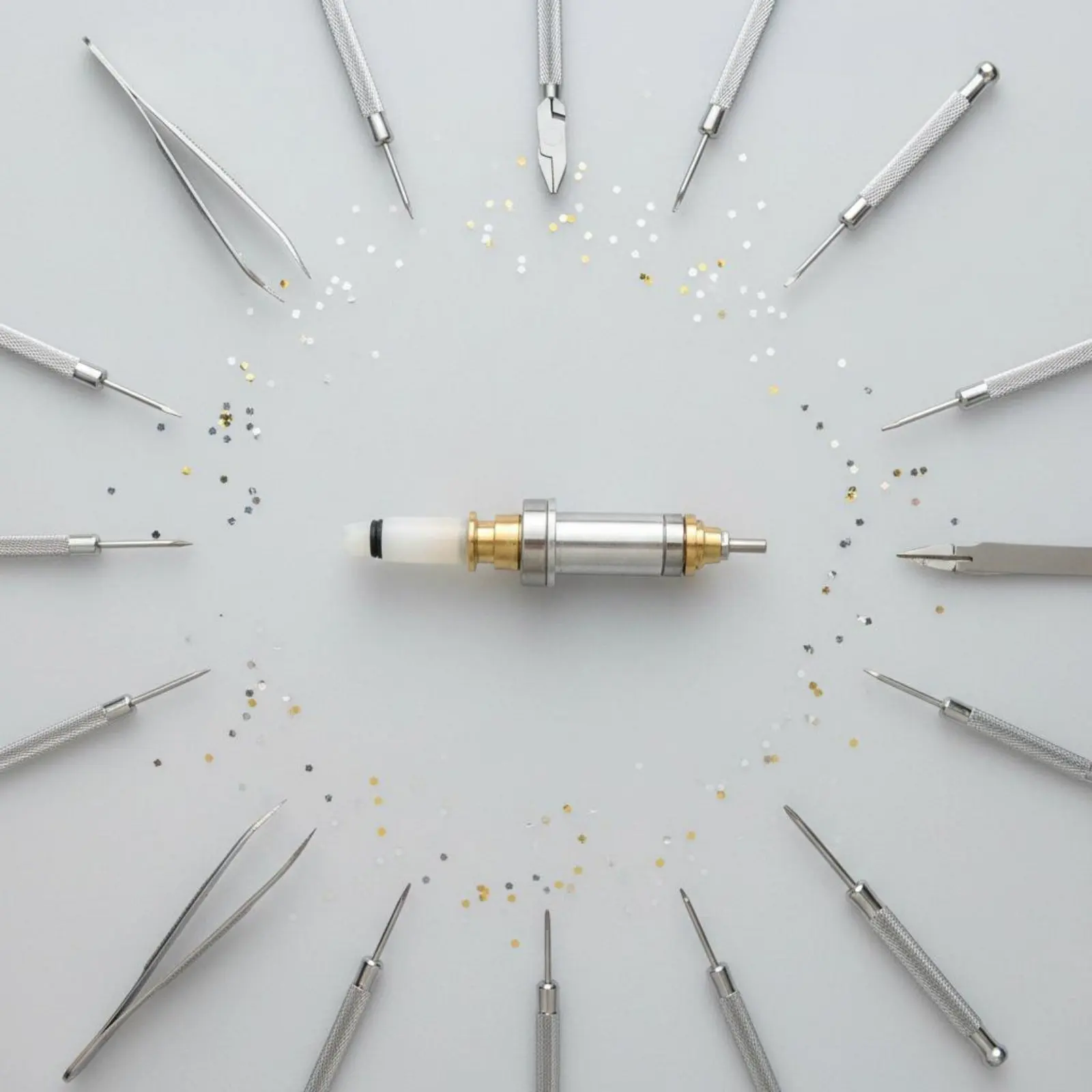 

Nail Drill Spindle Stable Power Transfer Handpiece Spindle Handpiece Shaft Central Part Long-Lasting Polisher Engine Shaft High
