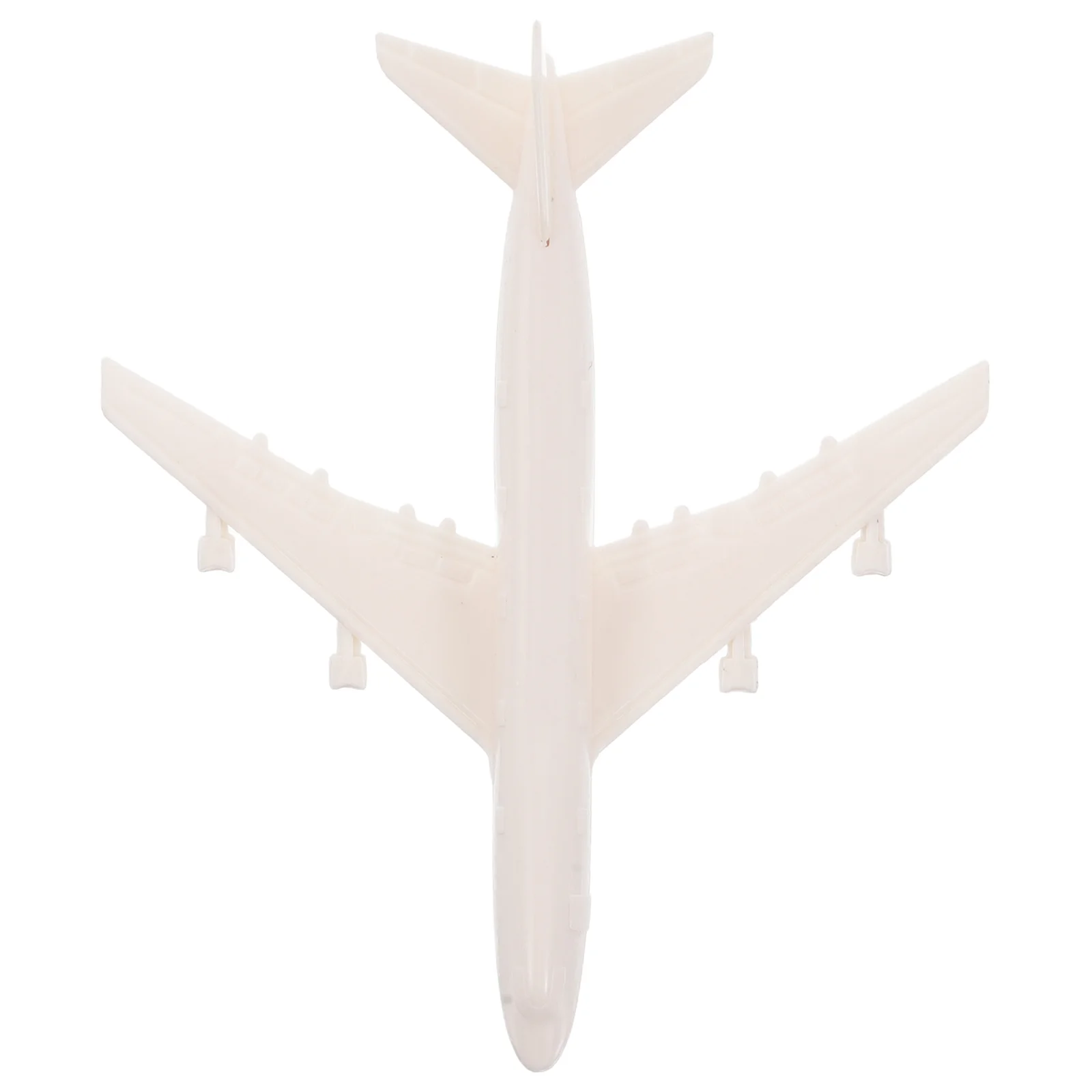 

Plastic Model Airplane 1:150 Scale Aircraft Model Architectural Scene Figure Miniature Aircraft Figurine for Model Train Landsca