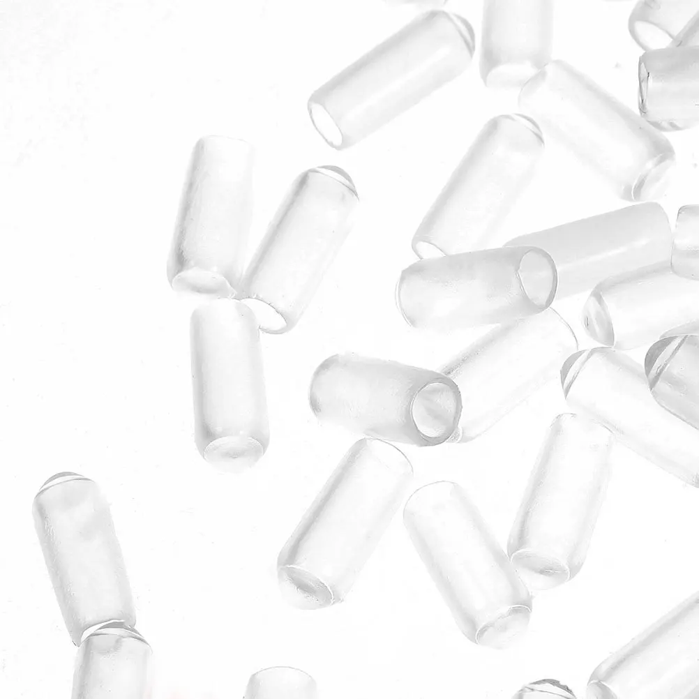 

200Pcs Rubber Hairband End Caps Soft Headband Tip Covers Replacement Parts for Secure Fit and Hairband Protection