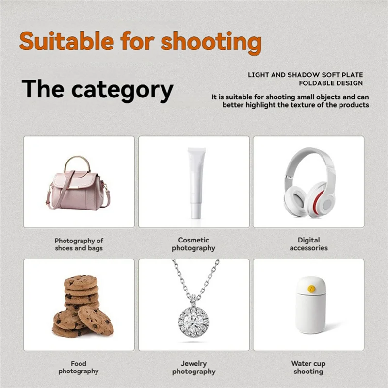 BNVN-لوحة ناشر التصوير الفوتوغرافي على شكل حرف V عاكس ضوء مسطح قابل للطي لتصوير صور الطعام والمنتجات