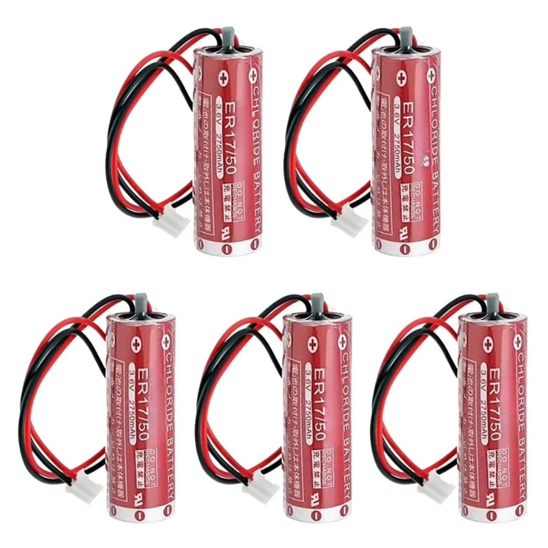 Voor ER17/50 17/50 3,6V batterij Li-ion batterijen met witte stekker