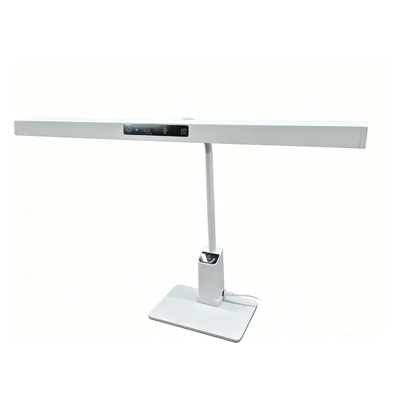 LED Touch Control Desk Lamp Rocker Arm Design CRI90 Eye Protection Reading Light for Students DC Power Supply Induction