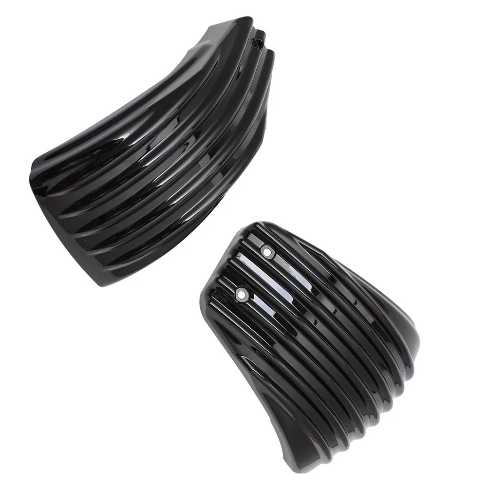 2 Pcs For Harley Davidson Softail M8 Breakout Fat Boy 2018 2019 2020 2021 Motorcycle Black Battery Side Fairing Covers