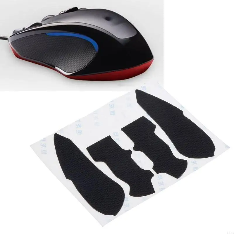 L9NA Mouse Skates Side Stickers Sweat Resistant Pads Anti-slip Tape For G300 G300S