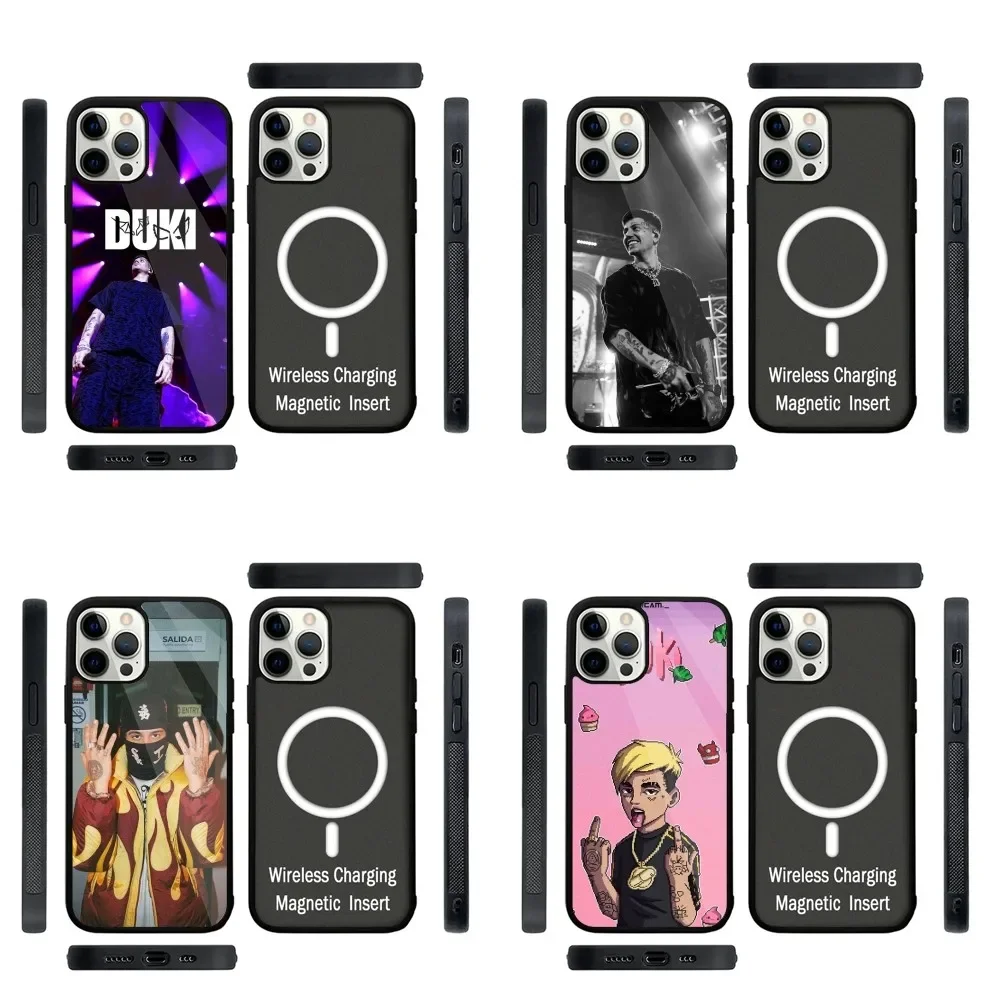 

D-Duki Rapper Phone Case Strong Magnetic For IPhone 16,15,14,13,Pro,Max,Plus,11,12,Mini For Magsafe Wireless Charging
