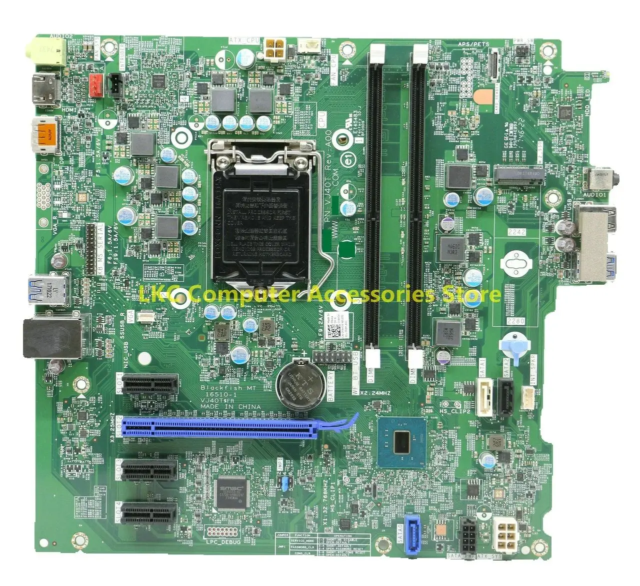 FOR DELL Optiplex 3050 Tower Desktop Motherboard Y4H34 0Y4H34 CN-0Y4H34 16510-1 VJ40T LGA1151 DDR4 Mainboard 100% Tested