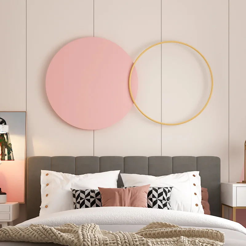 

Bedroom Wall Decoration, Round Wall Hanging, Creative Simple Wall Decoration, Children's Room Wall Decoration