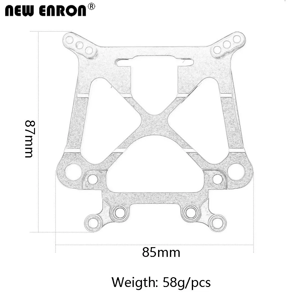 NEW ENRON Alloy #85234 Front & Rear Shock Tower Damper Plate & Body Post for RC Car HPI 1/8 SAVAGE 21 SS 3.5 4.6 5.9 X XL Model