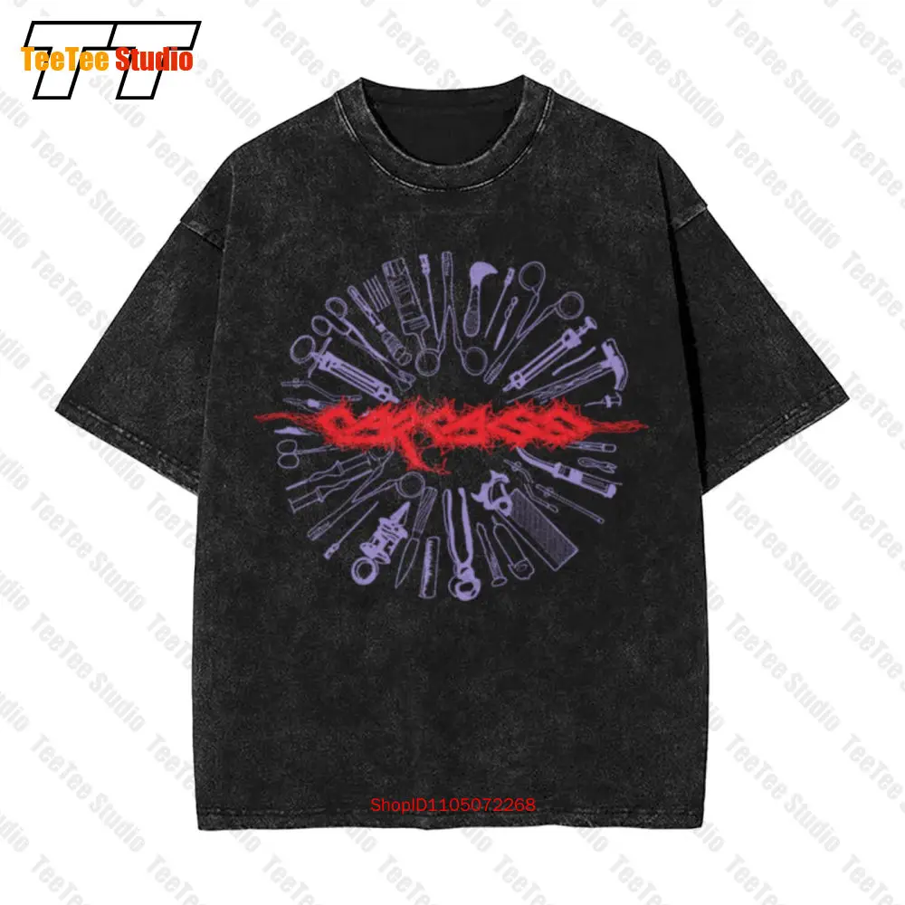 

Новая винтажная футболка большого размера D T G Carcass Exhume To Consume Размер S M L Xl 2 3 4 5 6 7Xl ZGE2