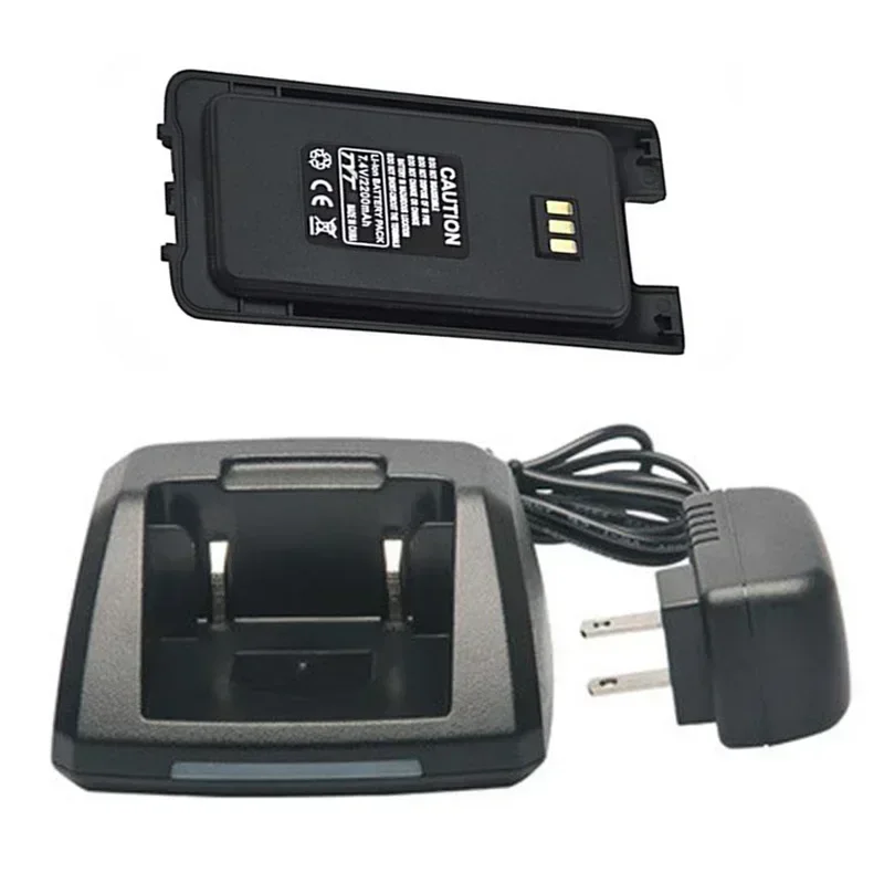 MD390 7.4V 2200mAh Li-ion Battery + AC Charger for TYT Tytera MD-390 MD-358 MD-398 MD358 MD398 MD-UV390 MD-390G MD UV390 Radio