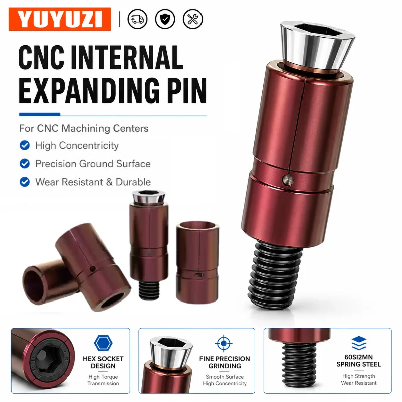 CNC Internal Support Clamp Expansion Pin D6-D33 Quick Positioning Inner Hole Locator Fixture for Precision Machining