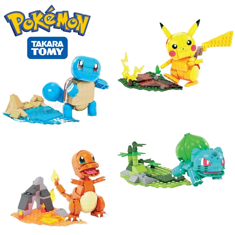 Pokemon Pikachu Eevee Tyranitar Corviknight Poké Ball Greninja Charizard Venusaur Building Blocks Anime Model Toy Gift