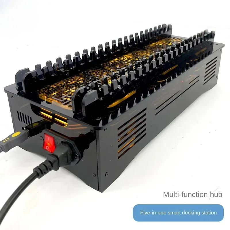 Multi-Row Multi-Bit Mobile Phone Display Rack Same Frequency Brush Video Operation Multiple Office Equipment Desktop Live Matrix