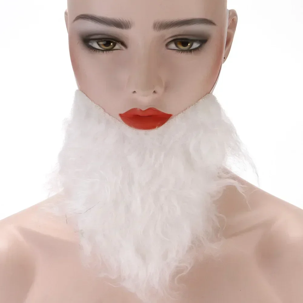 New White Santa Claus Moustache Fancy Dress Costume Beard Set  Xmas Party  Accessories Christmas Decoration 2023 Navidad