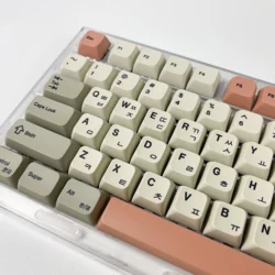 XDA-メカニカルキーボード用pbtキーボードキャップ,英語,ロシア,日本語,9009,染料サブ,Cherry MXスイッチ,61, 75, 82, 98キー