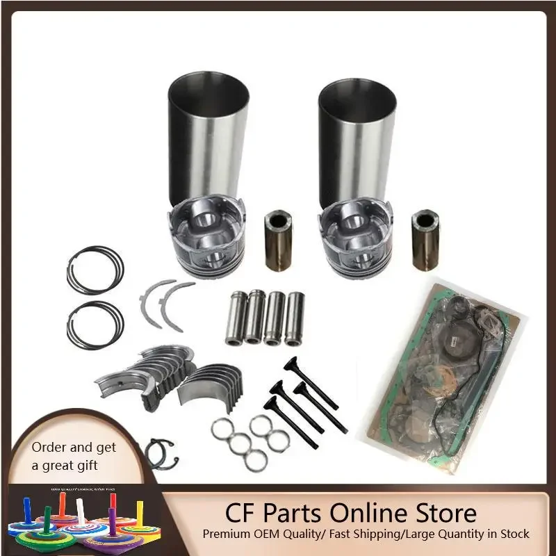 

2AB1 Overhaul Rebuild Kit For ISUZU Engine repair parts piston ring gasket set