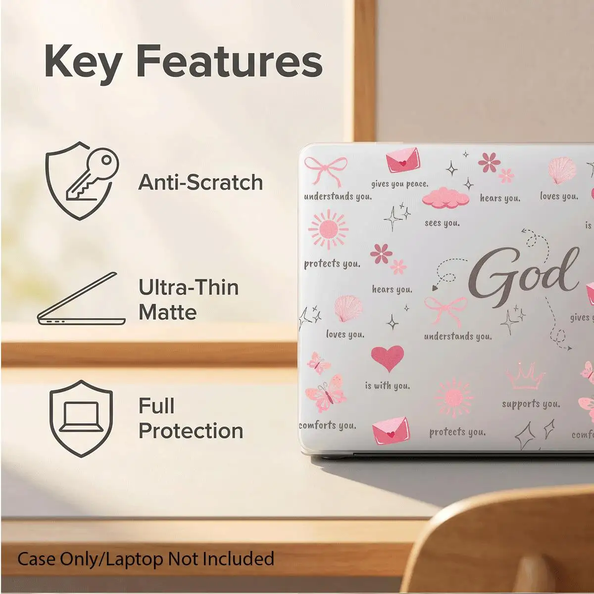 Case for MacBook,compatible with 13 Neo/13.3 Air/13.3 Pro/13.6Air/14.2 Pro/15Air/16.58Pro