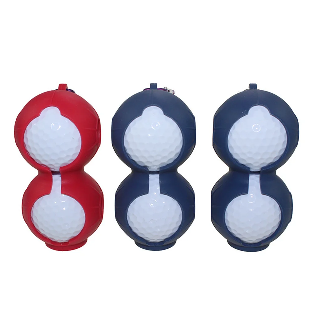 

3Pcs Golf Ball Covers Silicone Protective Cover Holder Bag Portable Ball Case Keyring Silicone Protective Cover