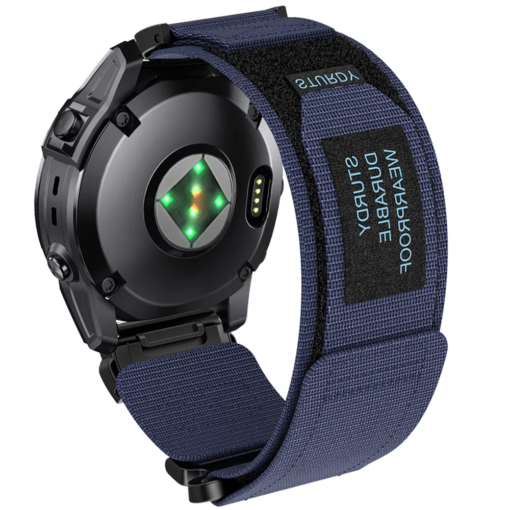 Für Garmin Fenix 8 Pro 7 7X 6X Nylon-Uhrenarmband QuickFit für Enduro 3 Descent Mk3i Mk2i Mk1 EPIX MARQ 22mm 26mm Fenix Armband