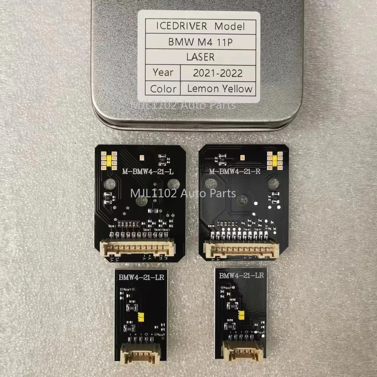 ใหม่ DRL LED บอร์ดไฟวิ่งกลางวันสีเหลืองมะนาวสําหรับ BMW M3 M4 4 Series G80 G22 G82 G23 G26