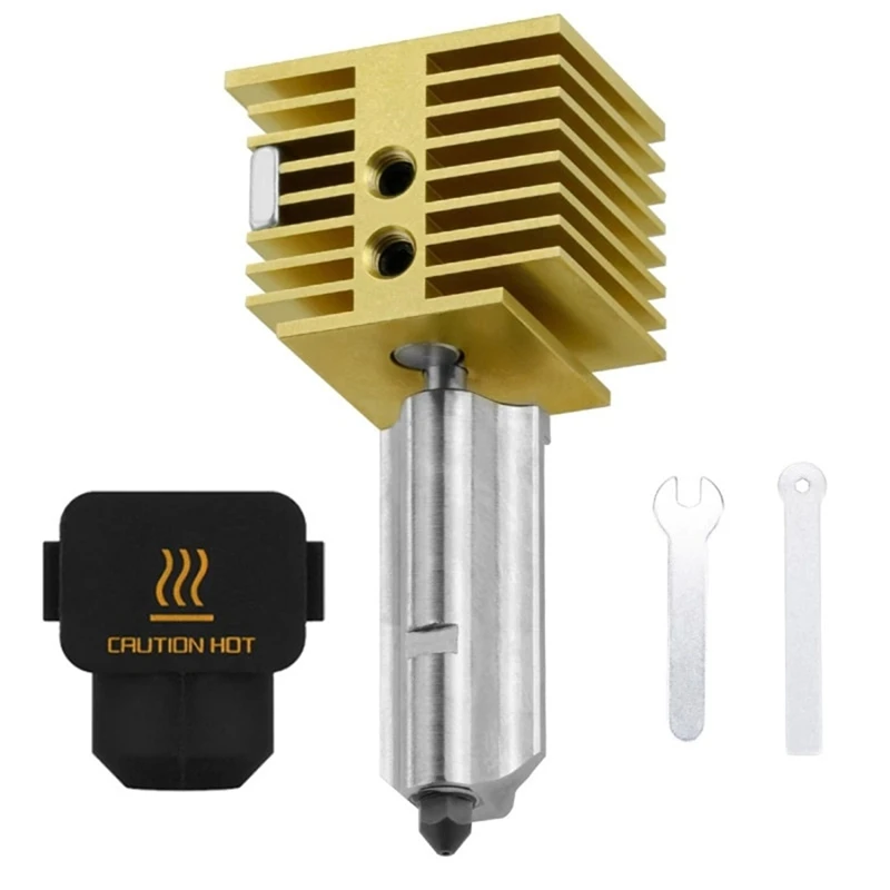 

ABBN-Upgrade For Bambu Lab A1 Hotend A1 Nozzle Assembly Hotend Kit 0.4Mm Replacable Hardened Steel Nozzle 3D Printer Parts