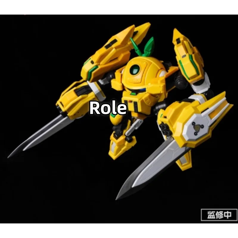 【In Stock】 Robot Pineapple Chopping Mecha Action Assembled Model Hand Figure Children's Toy Gift Collection