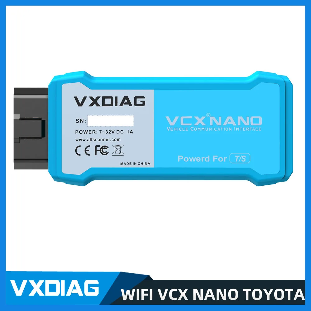 

WIFI VXDIAG VCX NANO для TOYOTA TIS Techstream V18.00.008 работает для SAE J2534